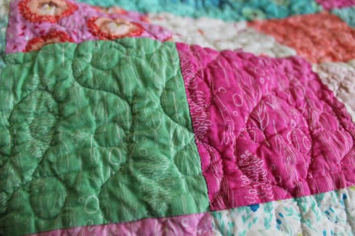 Wee Wander Quilt quilting #4