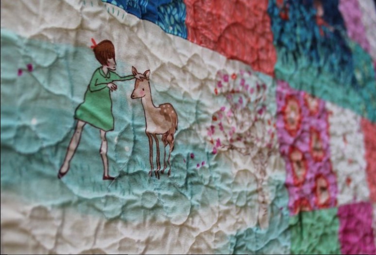 Wee Wander Quilt quilting #2