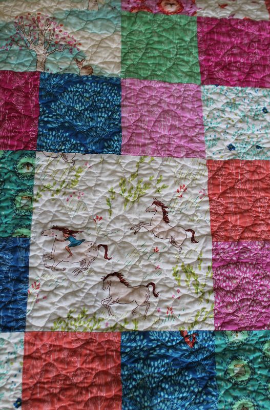 Wee Wander Quilt quilting #1