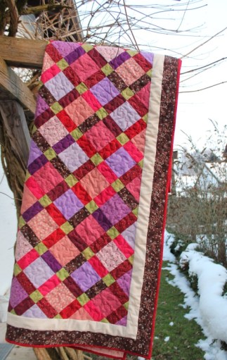 disappearing 9 patch quilt #3