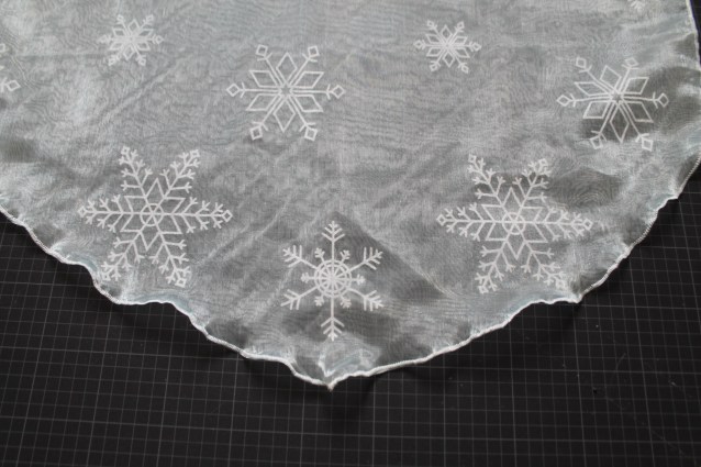 Elsa cape schleier DIY #3