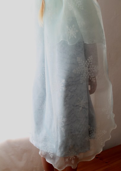 Elsa kostüm cape schleier #11