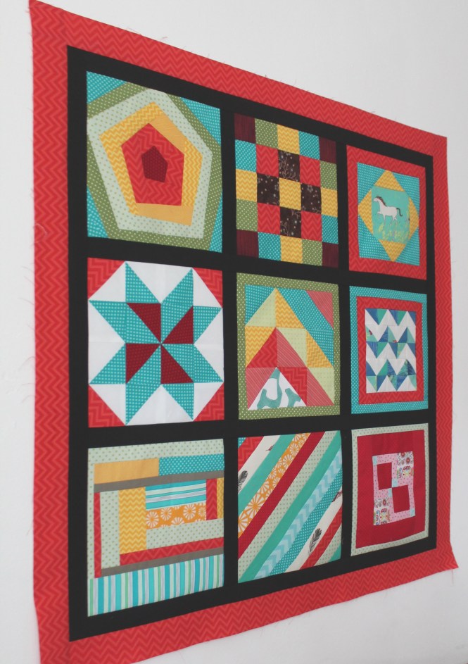 12 Blöcke Quilt-Top#1